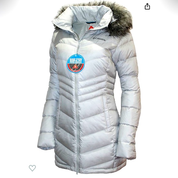 Columbia Jackets & Blazers - Columbia Women’s Polar Freeze Down Puffer Light Grey Size Medium